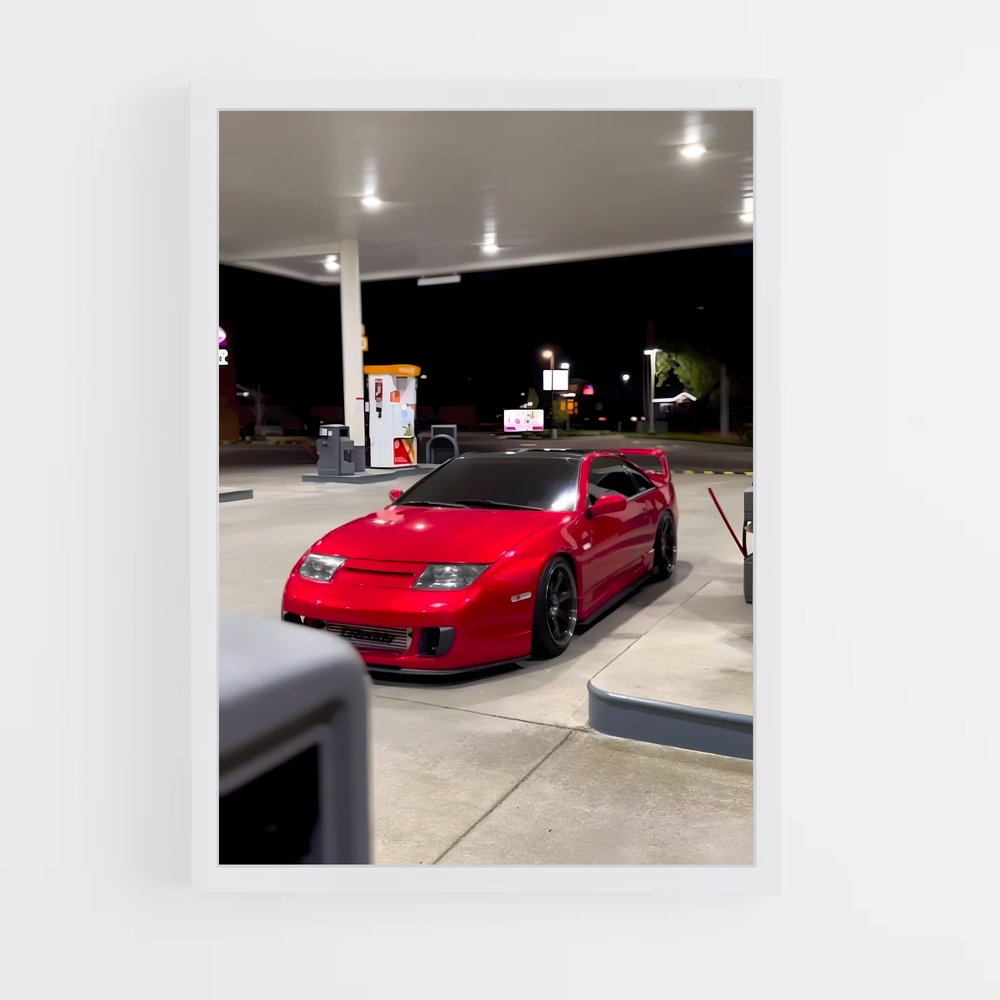 Poster zx twin turbo sophistiqué – affiche Nissan (vue 3)